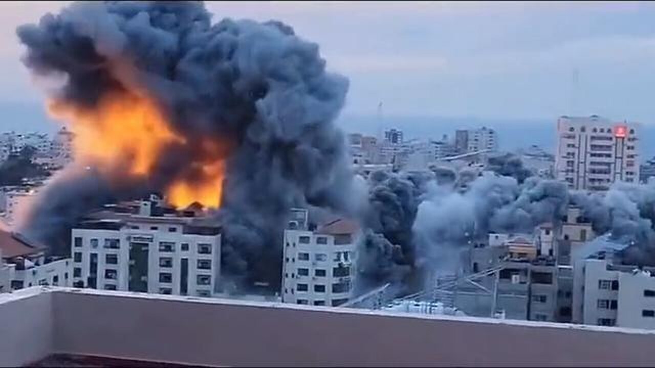 BARBARIC ISRAELI REGIME LAUNCHES INDISCRIMINATE UNPROVOKED AIR STRIKES ON CIVILIAN BUILDINGS IN GAZA