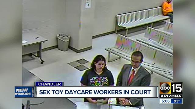 Sex toy daycare workers in court