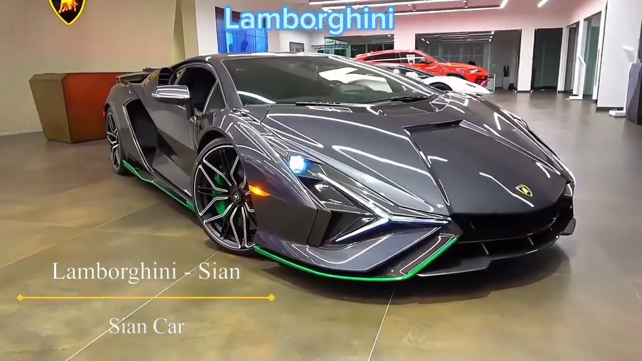 Lamborghini Sian unveiling