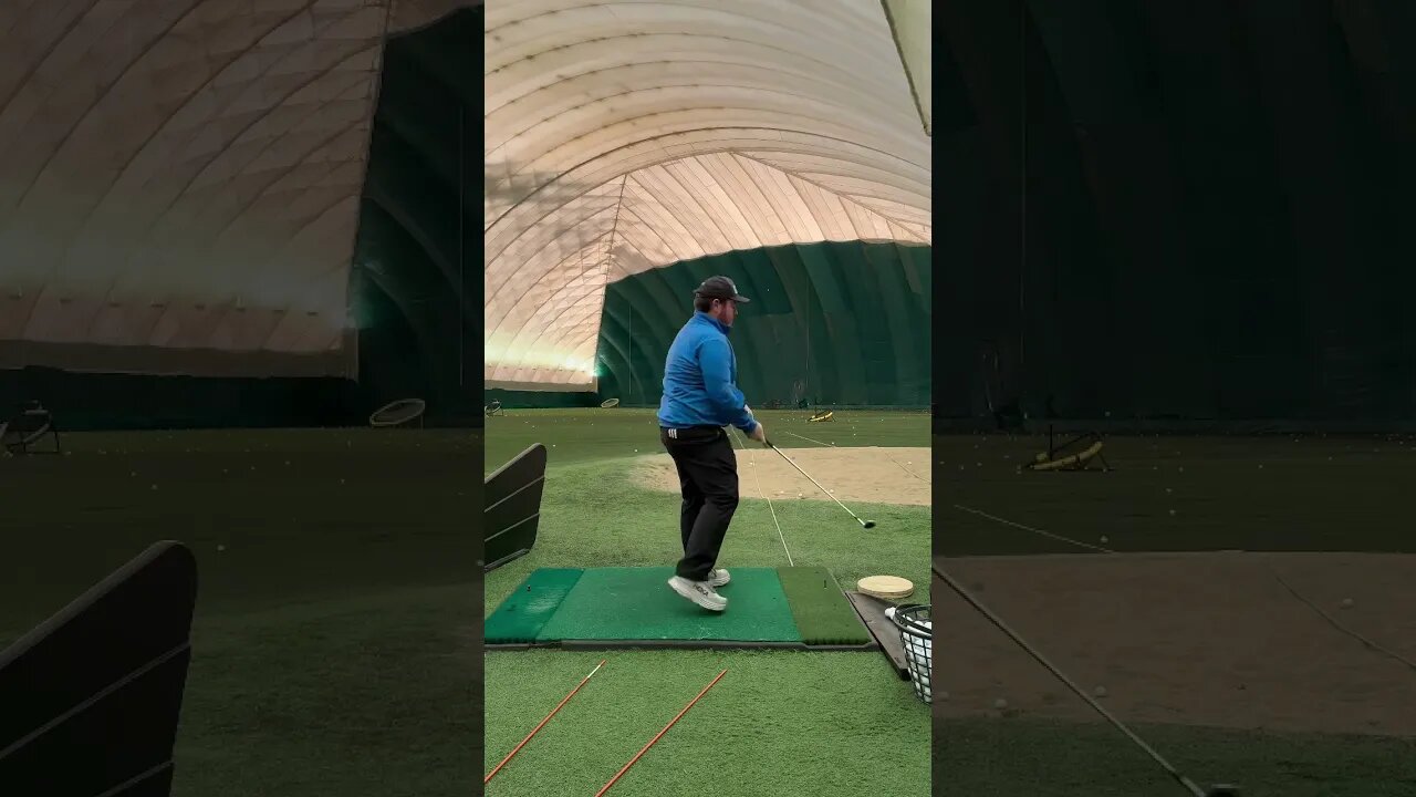 Can I hit the ball out of the air ? #shorts #youtubeshorts #golf #explore #viral #fun #tricks #grow