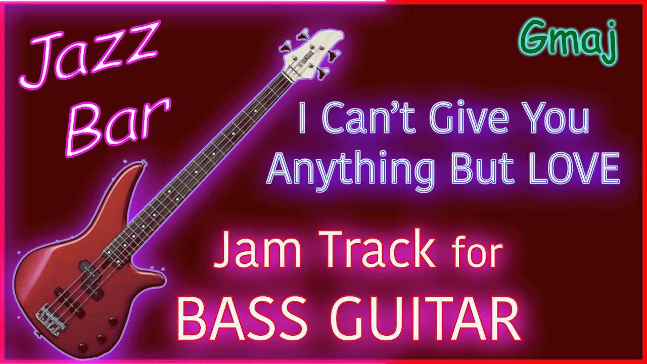 427 SWING JAZZ Jam Track for BASS GUITAR