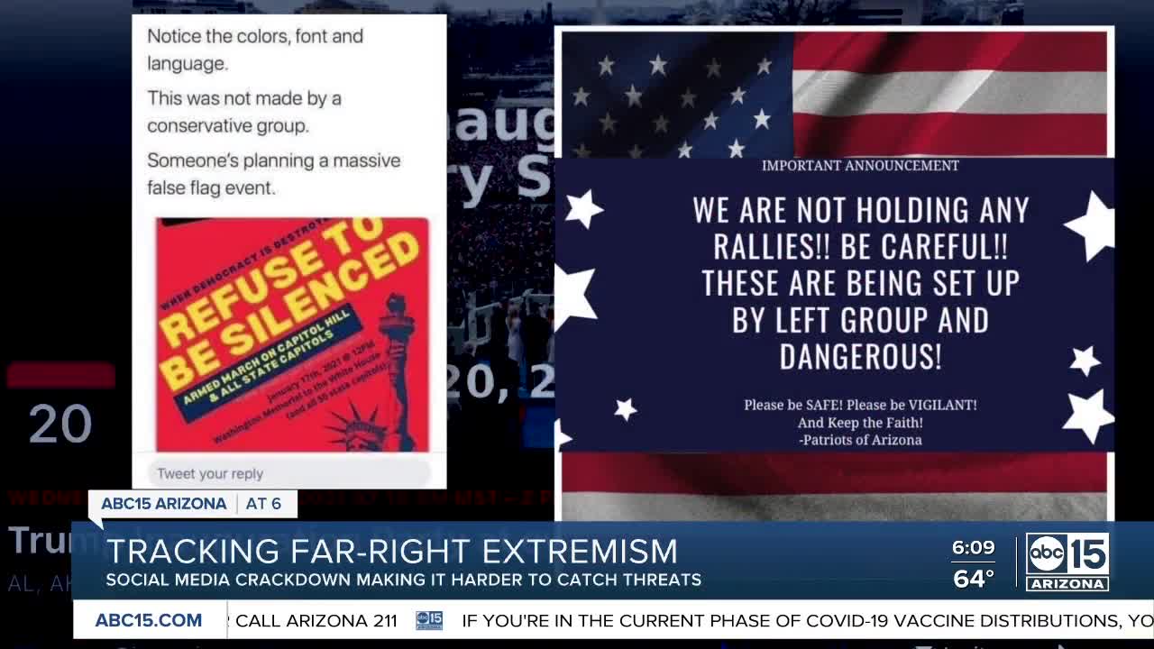 Tracking far-right extremism following social media crackdown