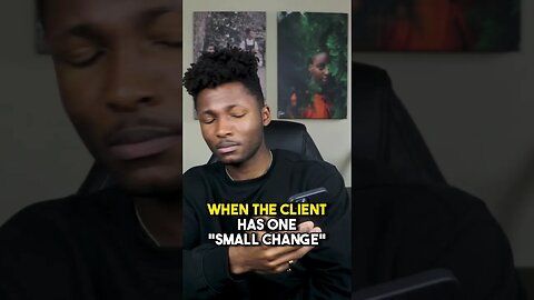 When the client has a "small change" #shorts #viralshorts