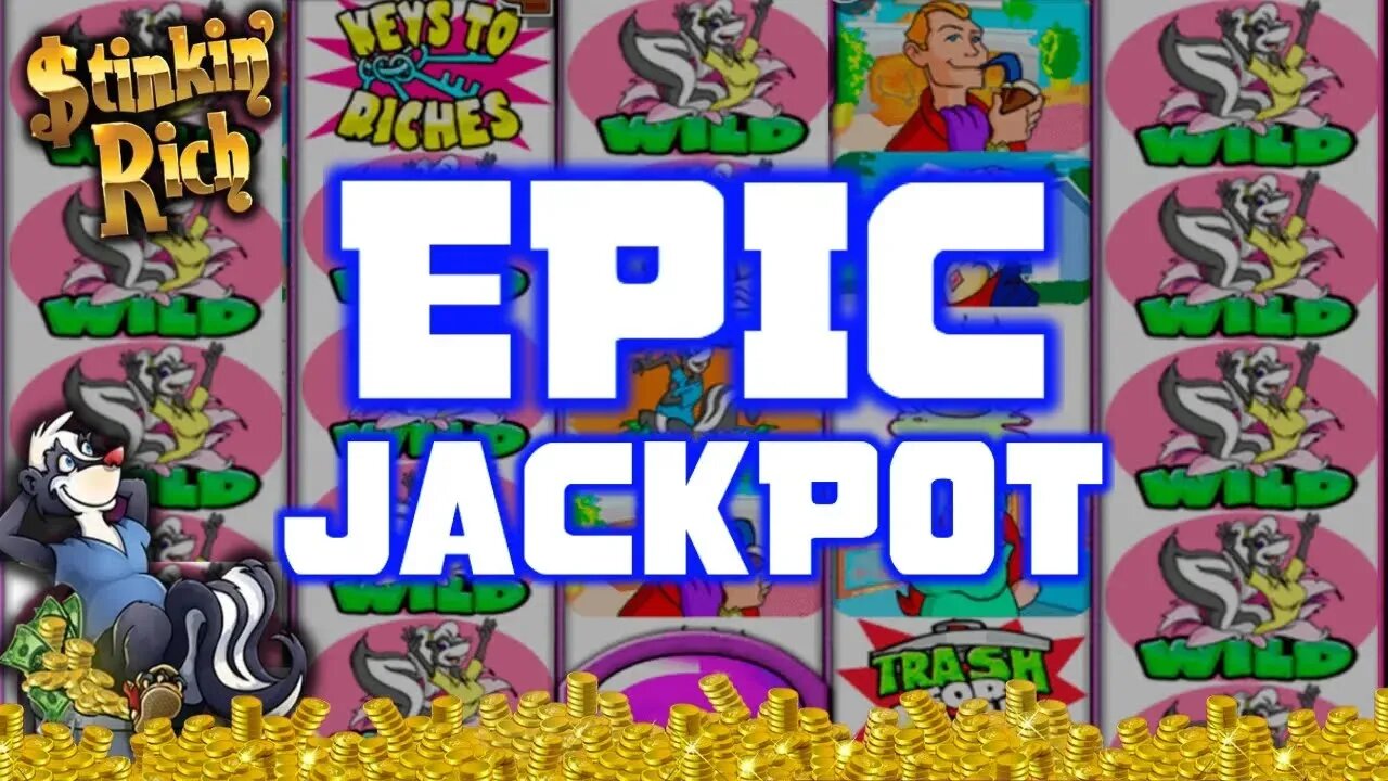 EPIC JACKPOT STREAK ▶ $100 Max Bet Stinking Rich