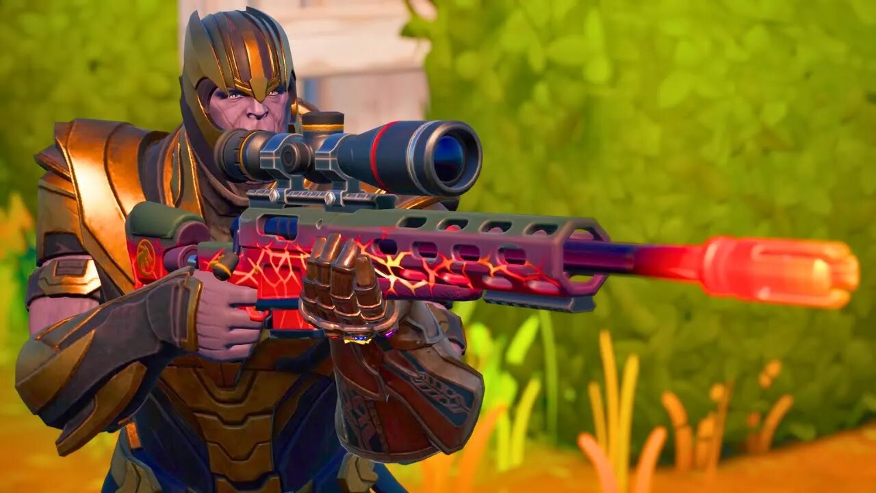 Thanos practices sniping SICK SHOTS