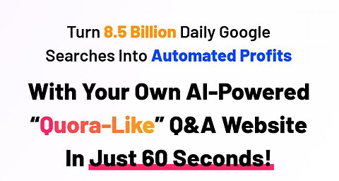 Create a Quora-Style Authority Website in Under a Minute with Qai (Review).