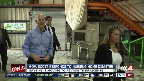 Gov. Scott makes statement on Hollywood Nursing Home Disaster