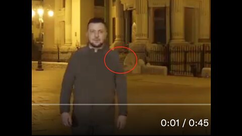 Russia's Endgame , Zelensky's suspected green screen