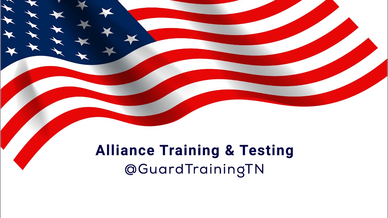 Armed Security Officer Guard Card License Training Class Nashville, TN