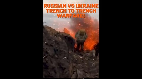 Ukrainian vs Russian trench to trench warfare