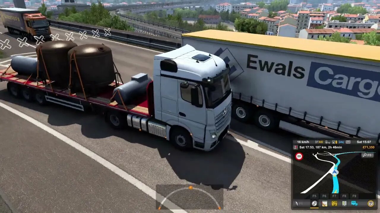 (euro truck simulator 2) tired of this guy