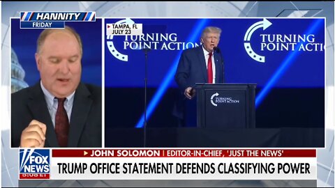 TRUMP office statement defends classifying power