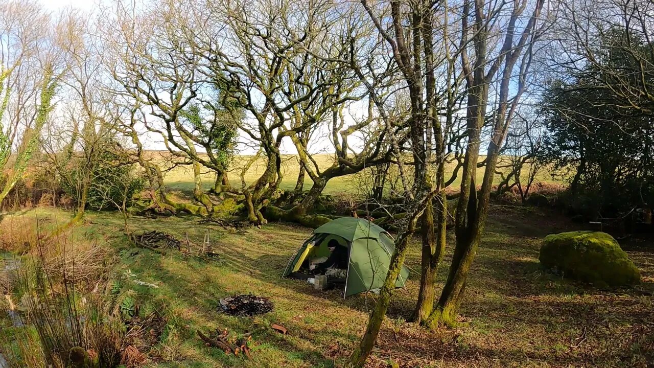 Morning at camp. timelapse. GoPro Reddacleave campsite Dartmoor 25th March 2023