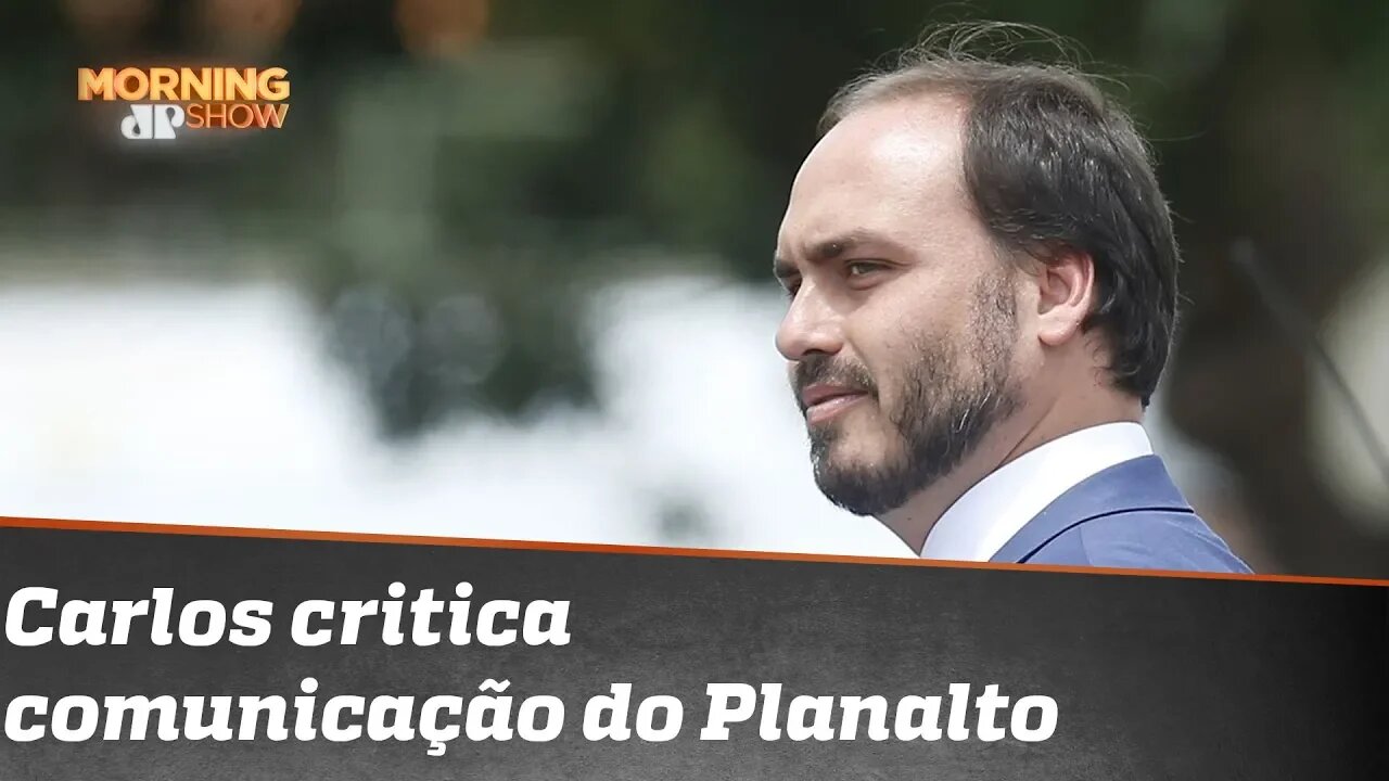 Carlos Bolsonaro critica comunicação do Planalto e diz que está literalmente se matando