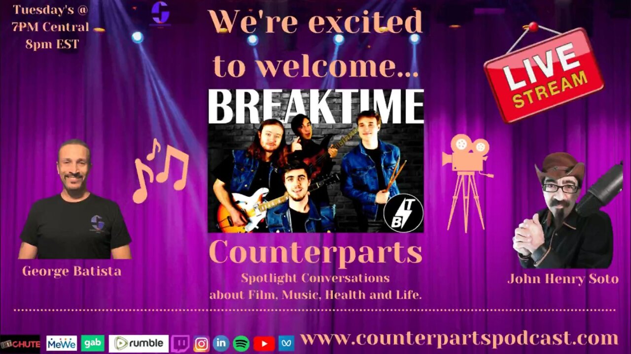 Counterarts - The Band BREAKTIME is in the HOUSE!! - Feb 22nd 2022