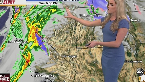 Rain moves in, wet roads for the morning