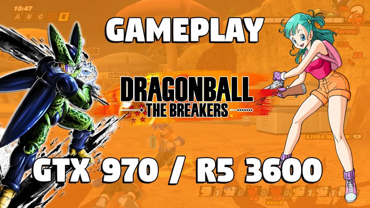 Gameplay DRAGON BALL THE BREAKERS GTX 970 RYZEN 5 3600 Gameplay DRAGON BALL THE BREAKERS GTX 970 RYZ