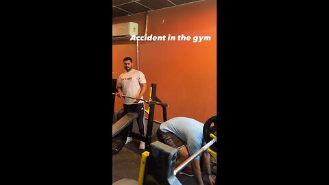 Accident in the gym