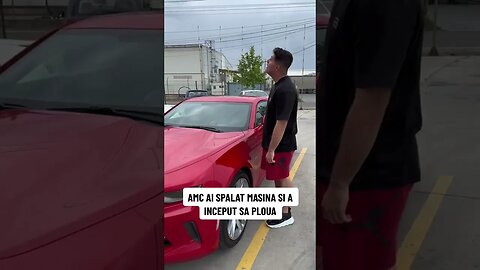 ACEL MOMENT CAND TI-AI SPALAT MASINA SI A INCEPUT SA PLOUA #oguritamica #romania #mancaciosul