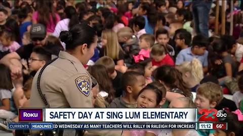 Safety Day at Lum Elementary