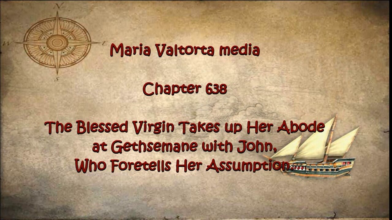 The Blessed Virgin Takes up Her Abode at Gethsemane with John, Who Foretells Her Assumption.