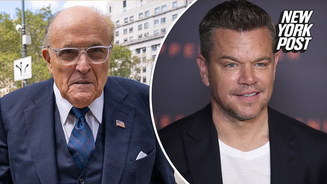 Rudy Giuliani calls actor Matt Damon a slur in brand new audio transcript