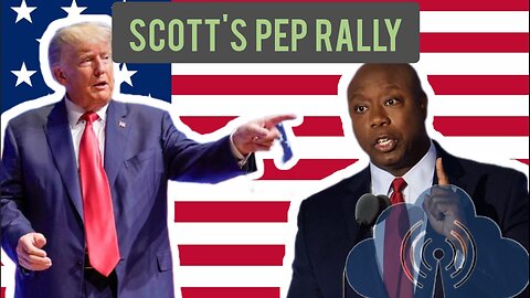 Tim Scott's INSANE HYPE PEP RALLY on Trump's Livestream in Concord, NH | 1/19/24 | (YNN)