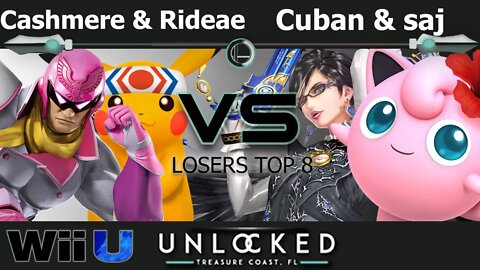 Cashmere & Rideae vs. CrazieCuban & Saj - Wii U Doubles Losers Top 8 - Unlocked