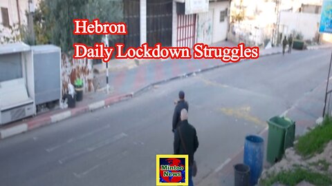 Palestinians in Hebron under lockdown