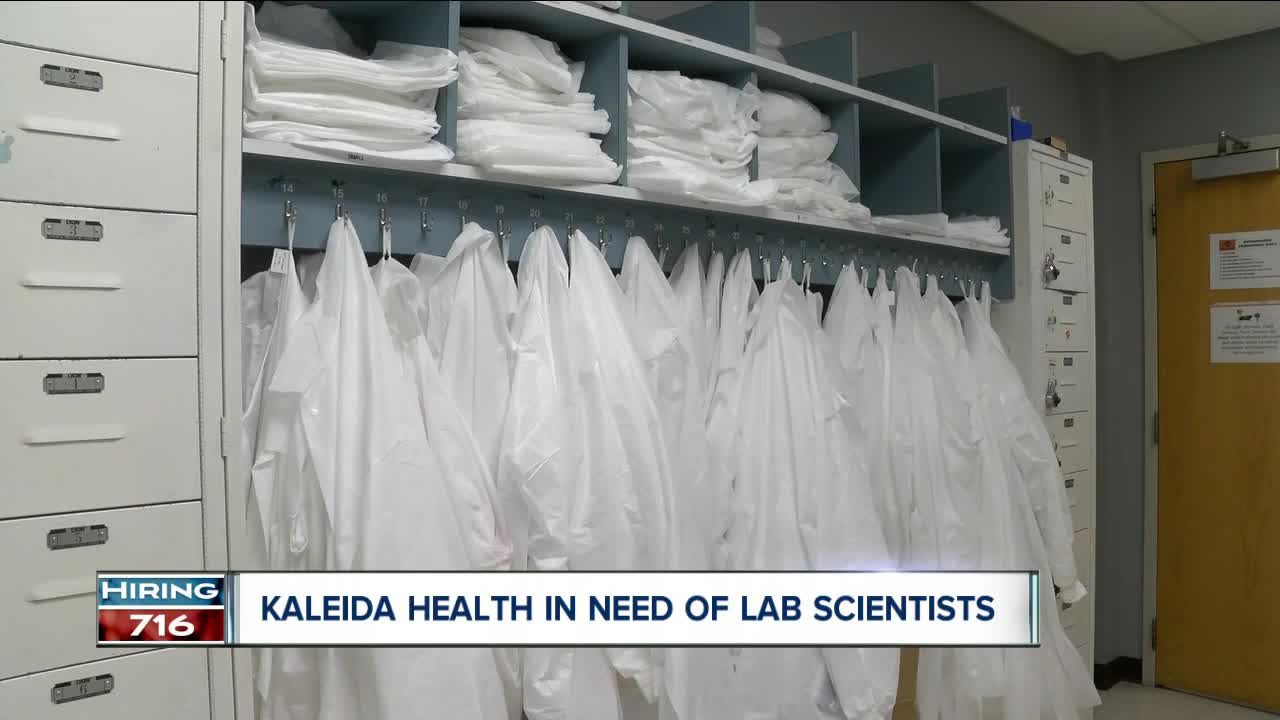 Kaleida Health Laboratories is hiring scientists and technicians