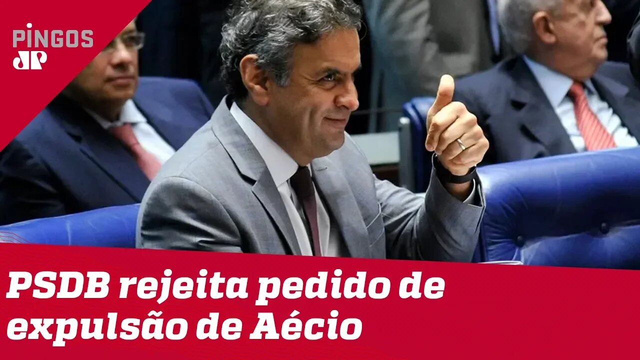 PSDB rejeita pedidos de expulsão de Aécio Neves