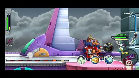 Megaman X dive boss battle stage 5.