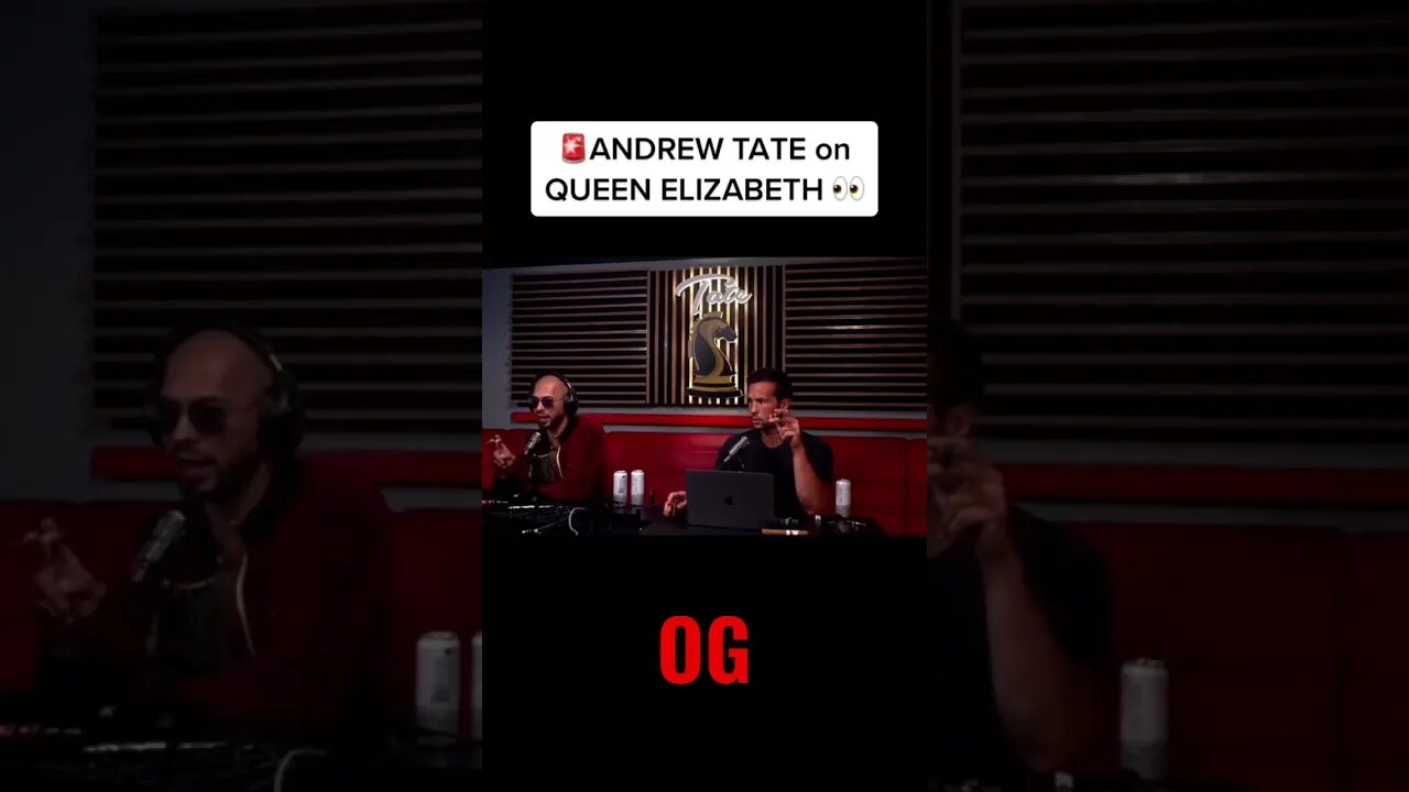 THE TATES ON QUEEN ELIZABETH #tiktok #andrewtate #rumble