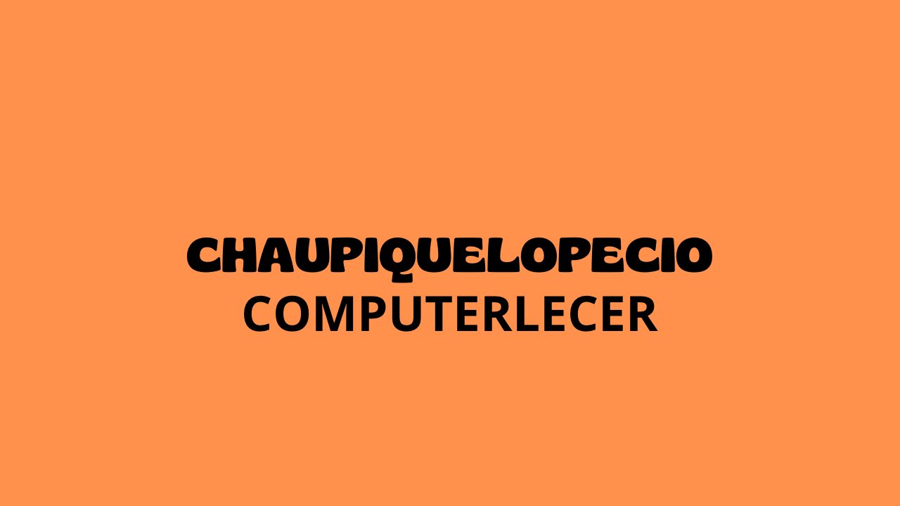 Chaupiquelopecio - Schlapeirytockrond Computerlecer