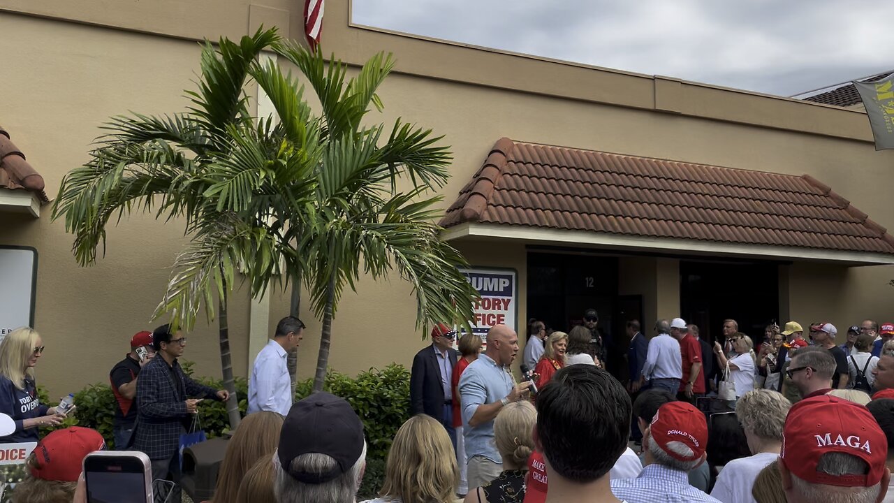 Vivek Ramaswamy speaks at Trump Victory Office in Jupiter, FL