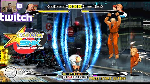 (DC) CAPCOM Vs SNK - Millennium Fight 2000 - playing for fun 26th round