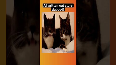 AI cat story dub #funny #shorts #ai #artificialintelligence #google