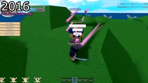 Evolution of Roblox One Piece Games! 2016 2020 4