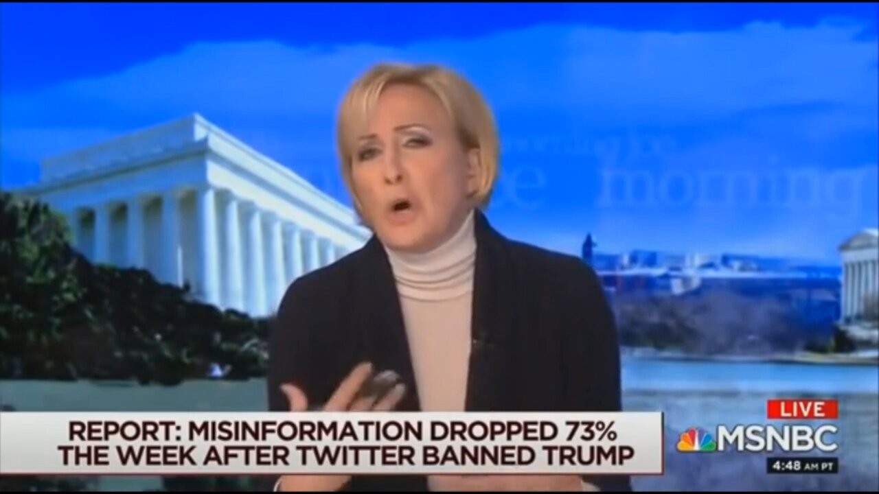 Mika at MSNBC very upset with Facebook/Twitter