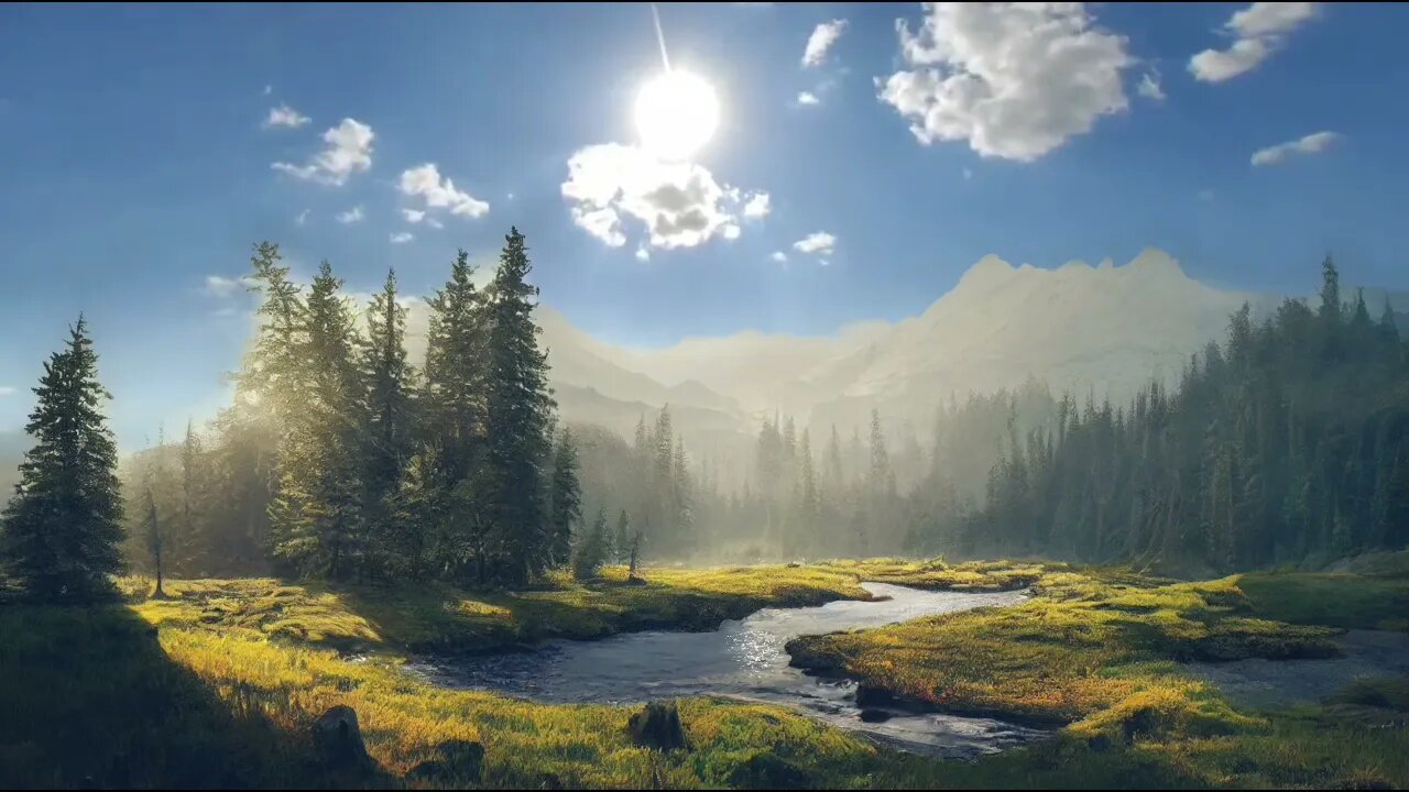 Beautiful Day in Nature | Ambient Music | Digital Dream Place