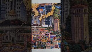 60,000 Piece What a Wonderful World Jigsaw Puzzle Day 29! #puzzle #shorts #puzzles #jigsawpuzzles