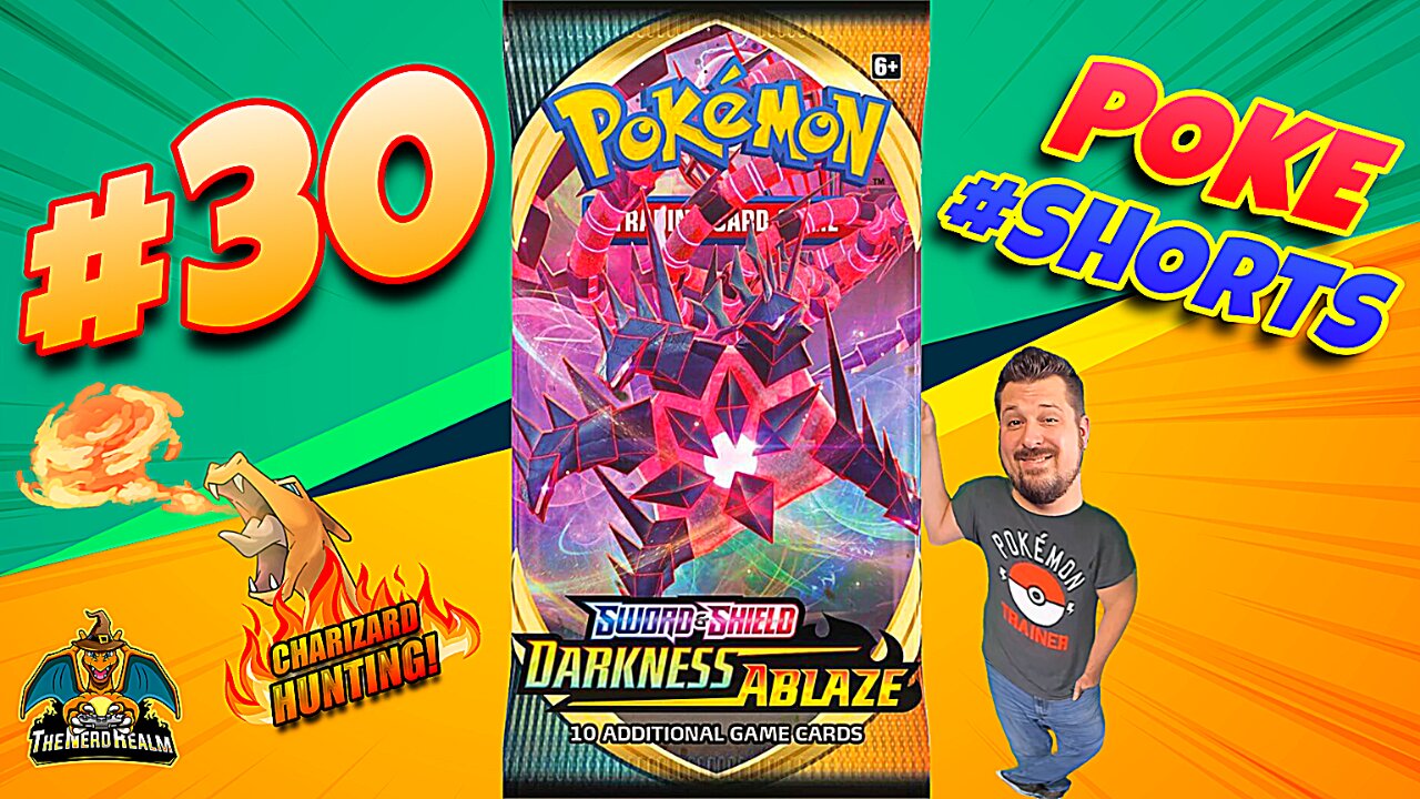 Poke #Shorts #30 | Darkness Ablaze | Charizard Hunting | Pokemon Cards Opening