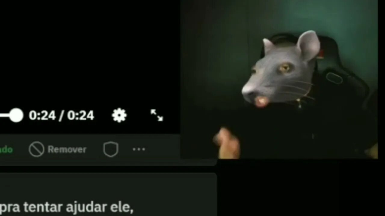 Luan falando sobre os canais de clip
