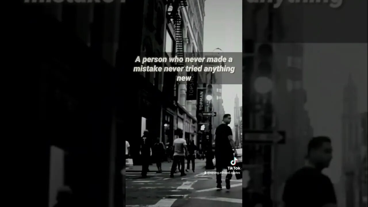 A person who never made a mistake never tried anything new
