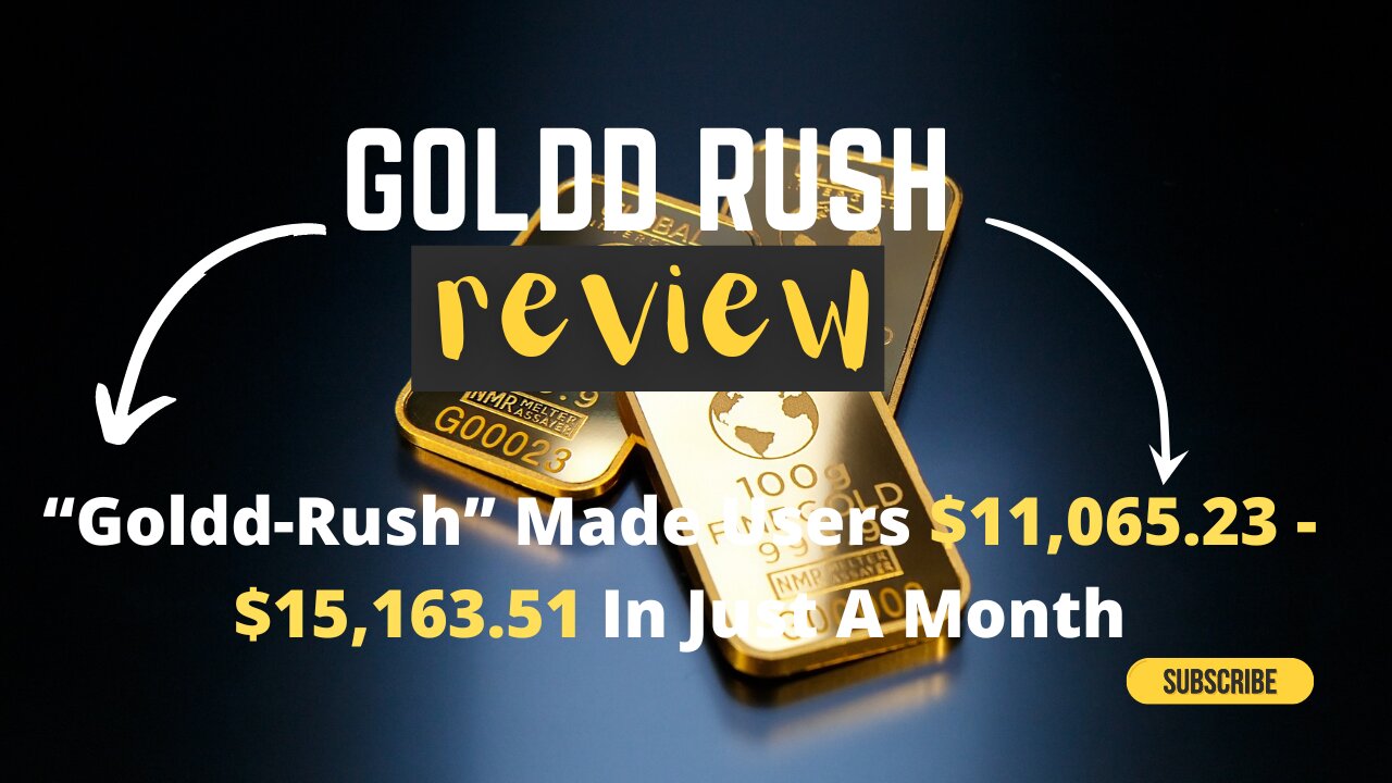 Goldd Rush Review | Make passiive Gold Commissions Using Gold Market