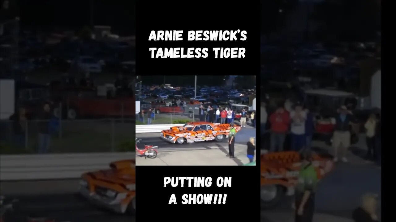 Arnie Beswick’s Tameless Tiger Pro Mod GTO Putting on a Show! #shorts