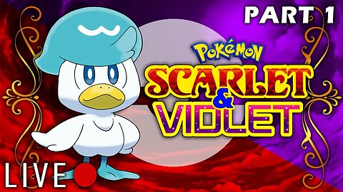 Playing Pokémon Scarlet and Violet LIVE - Part 1