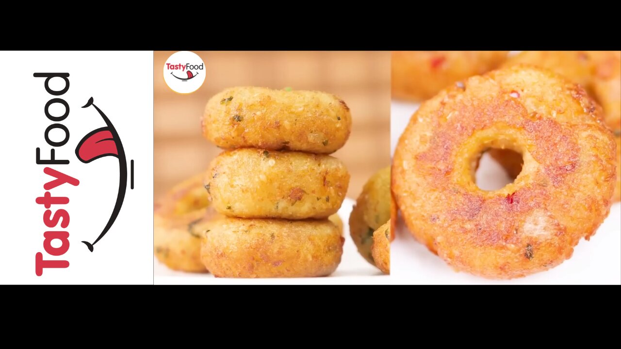 "Sizzle and Savor" (Mini Aloo Sooji Donut (Potato Snacks) Recipe by "TESTY FOOD")