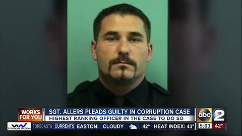 Fifth Baltimore Police officer pleads guilty in gun task force racketeering case