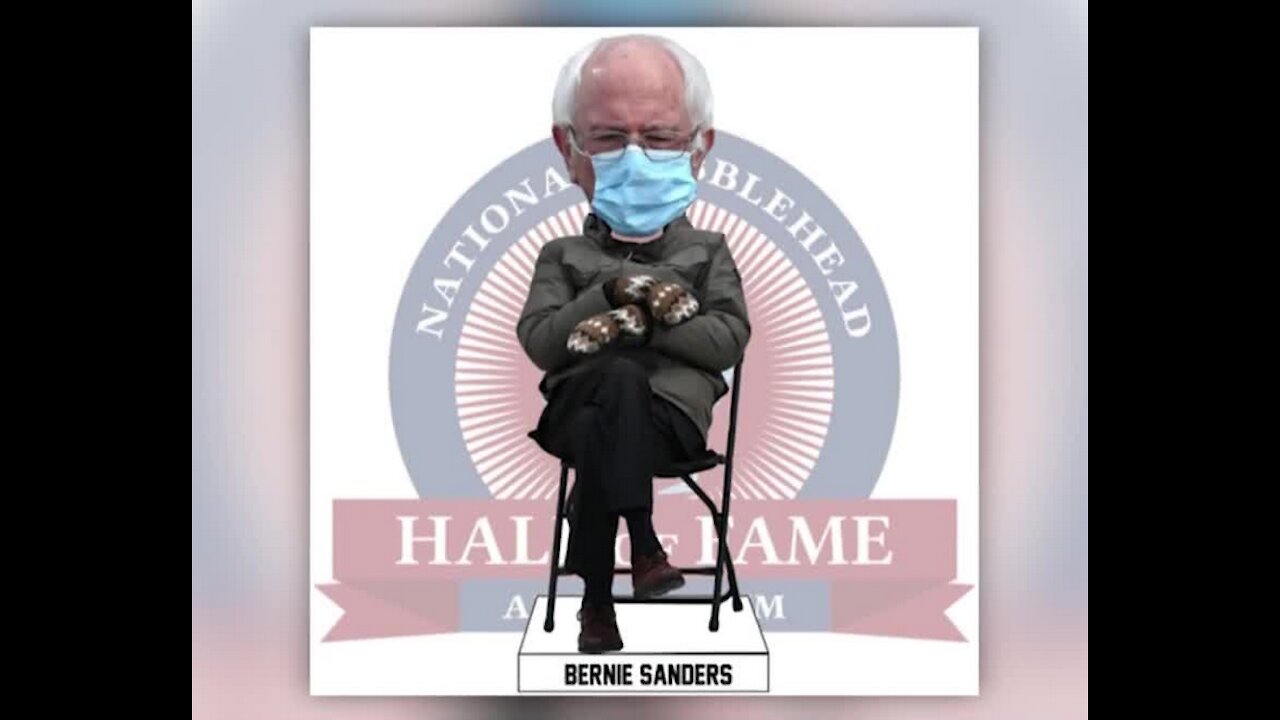 Bernie Sanders' mittens turn into a meme - with a bobblehead!